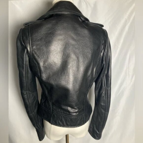 Balenciaga Women’s Authentic Italian Leather Jacket - Picture 5 of 7